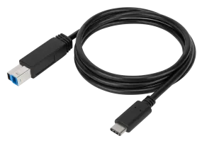 Data Port Compact Adapter 1-Meter USB-C to USB-B 5Gbps Cable