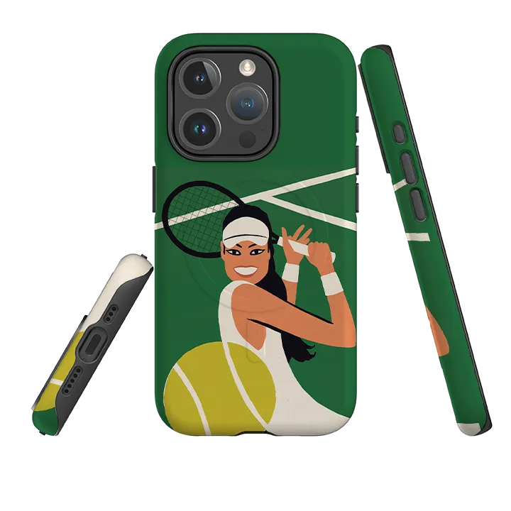 Elegant Detail iPhone MagSafe Tough Case -  Tennis Star By Paul Thurlby