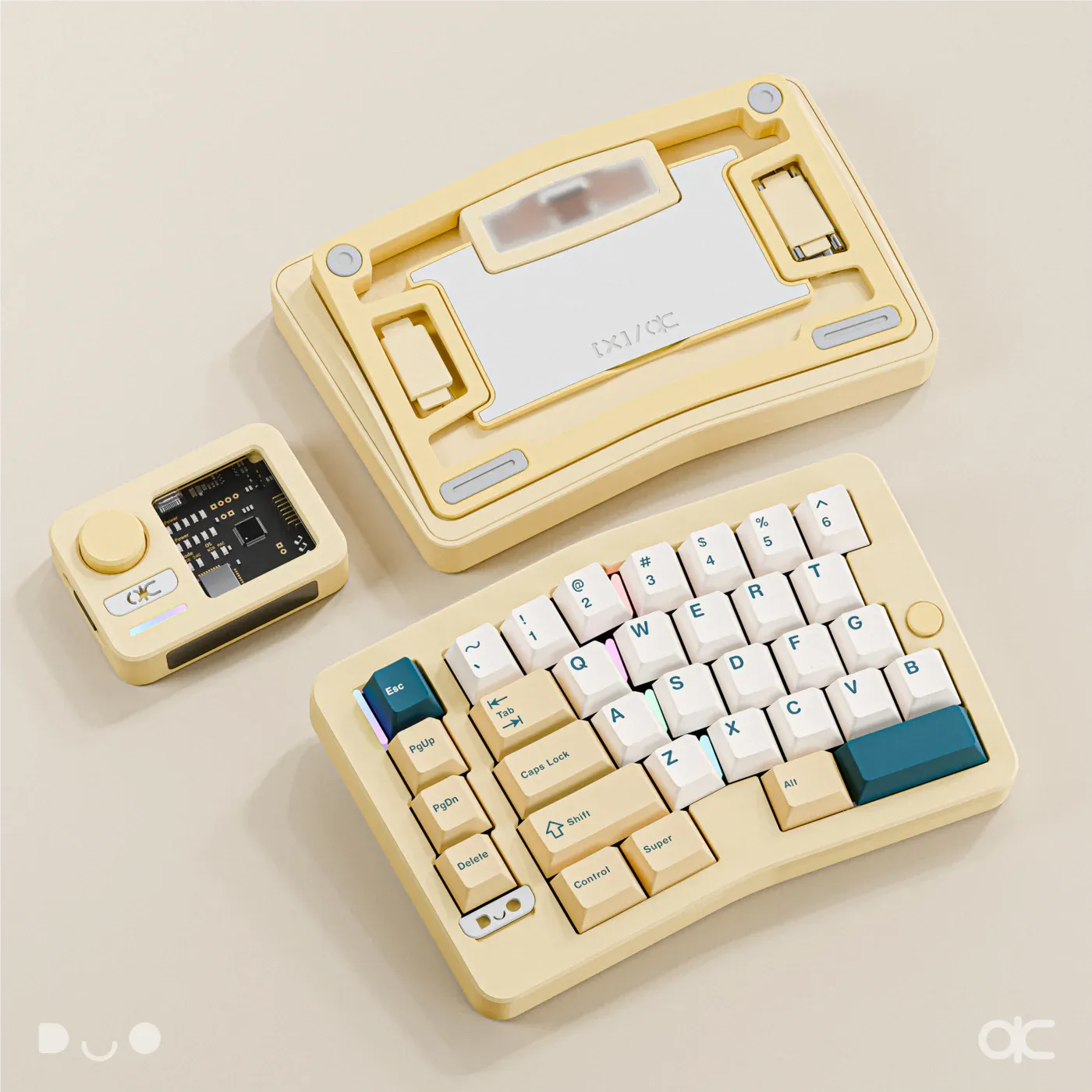 Qwertykeys Alice Duo Keyboard Kit (Pre-Order Batch 2) Keycap Puller Premium Typing Experience
