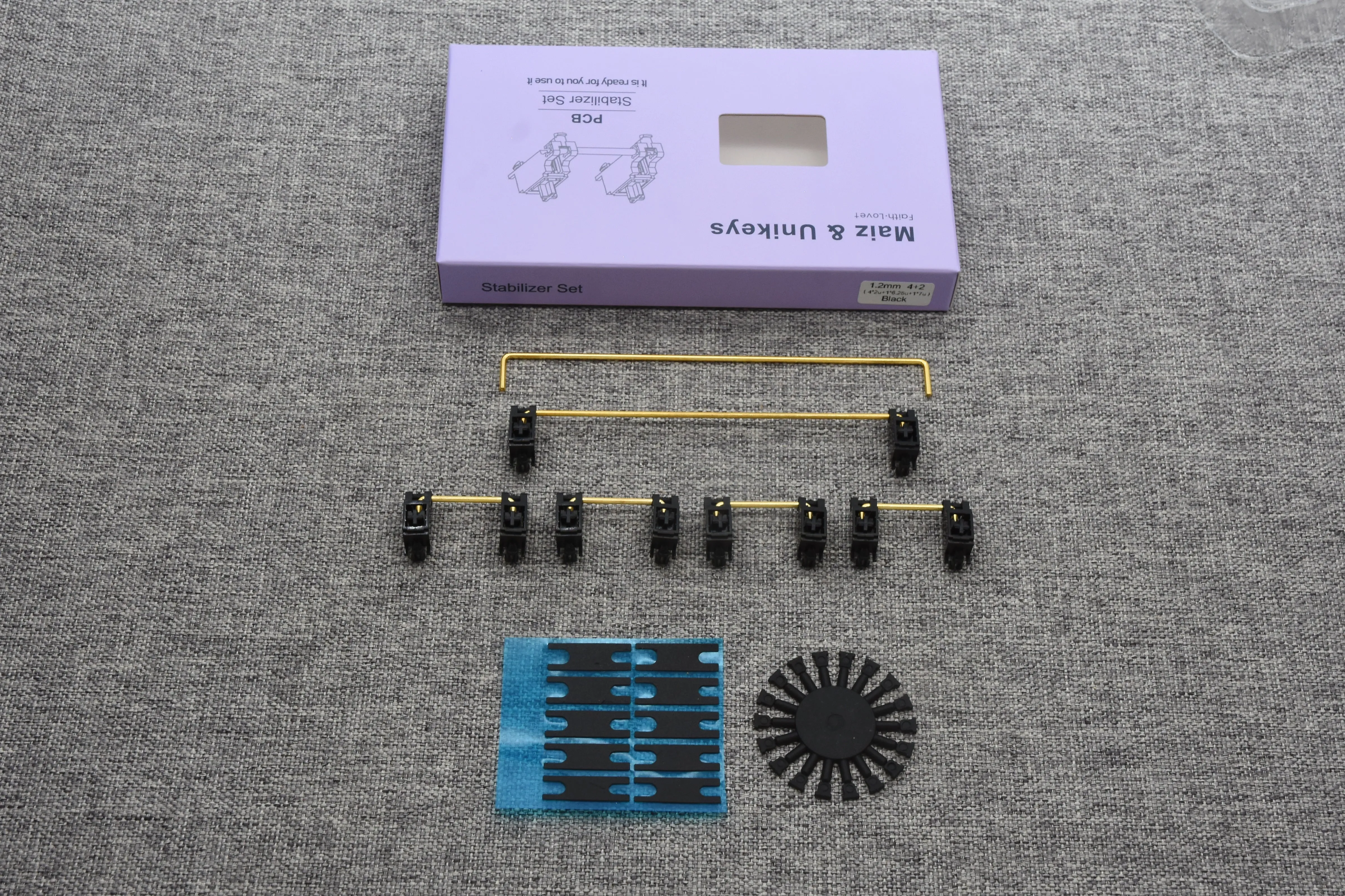 UNIKEYS X MAIZ PCB MOUNTED CLIP-IN STABILIZERS Wave Lighting Mechanical Upgrade Tools