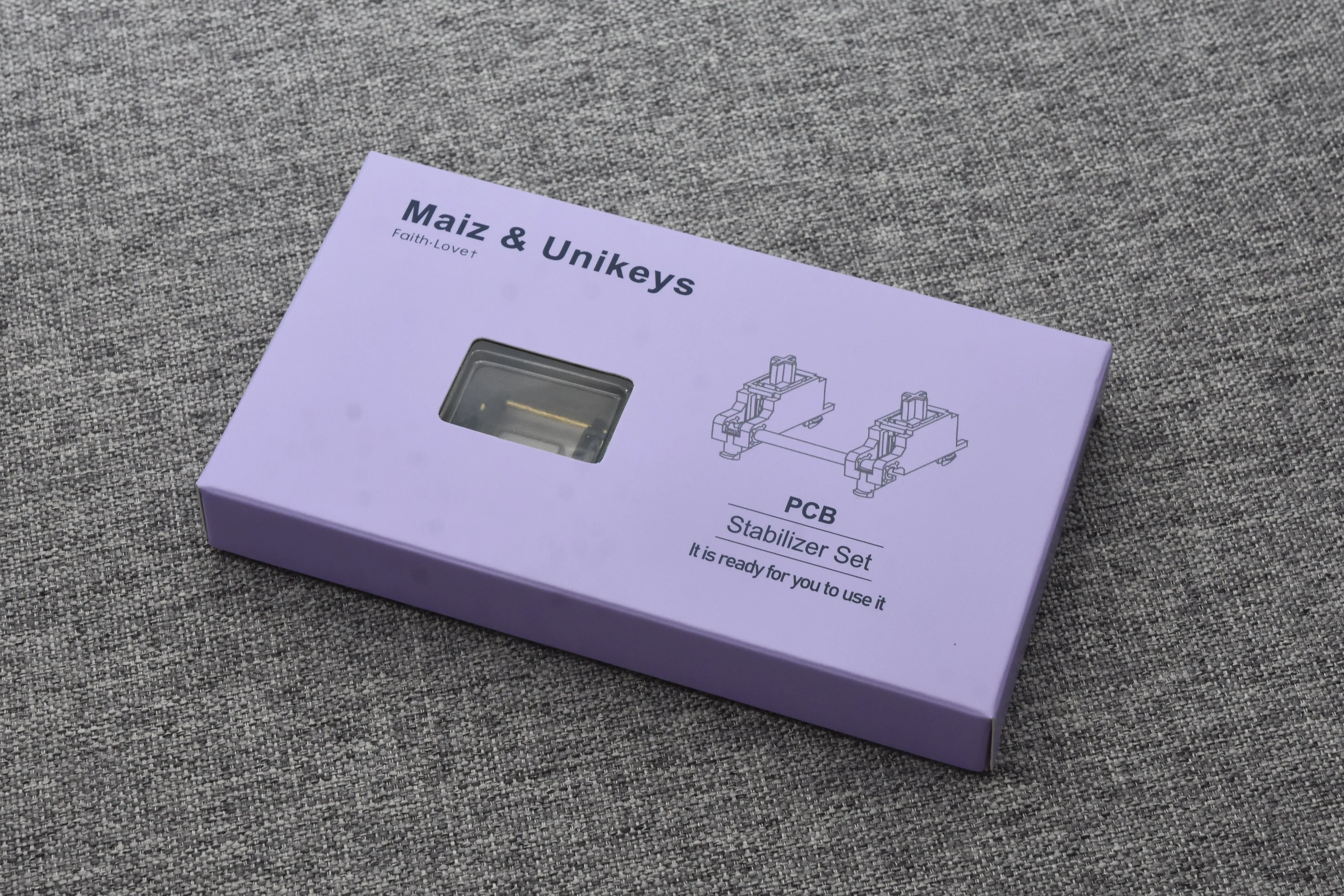 UNIKEYS X MAIZ PCB MOUNTED CLIP-IN STABILIZERS Mechanical Desk Lighting