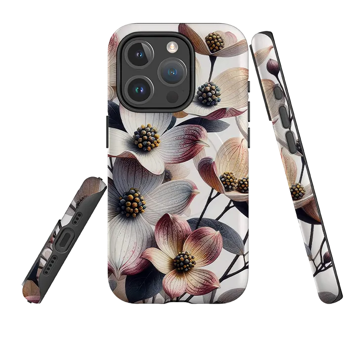 iPhone MagSafe Tough Case - Blackstone Floral Everyday Use