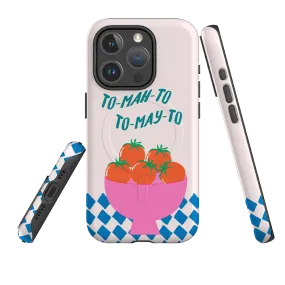 anti dust iPhone MagSafe Tough Case - Tomato