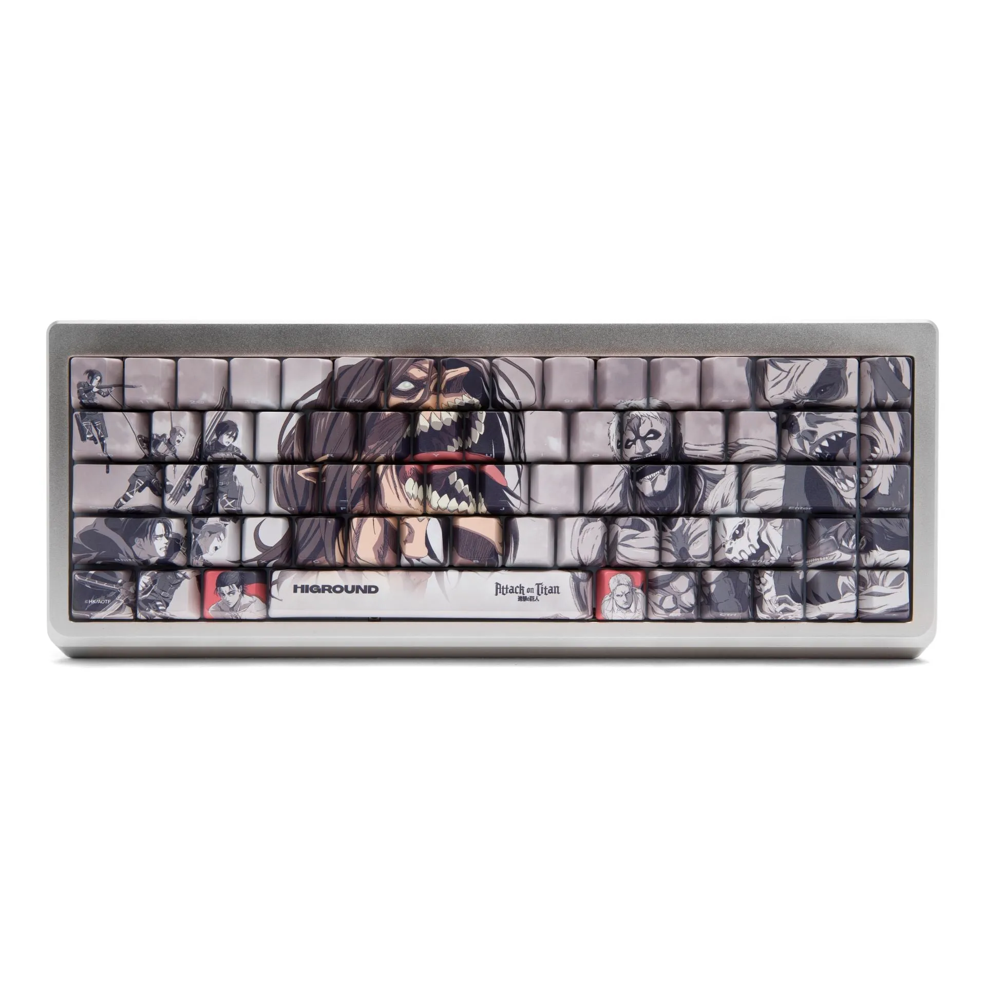 AOT2 x HG Summit 65 Keyboard 2.0 - EREN Full Size Layout Setup Student Mechanical Keyboard