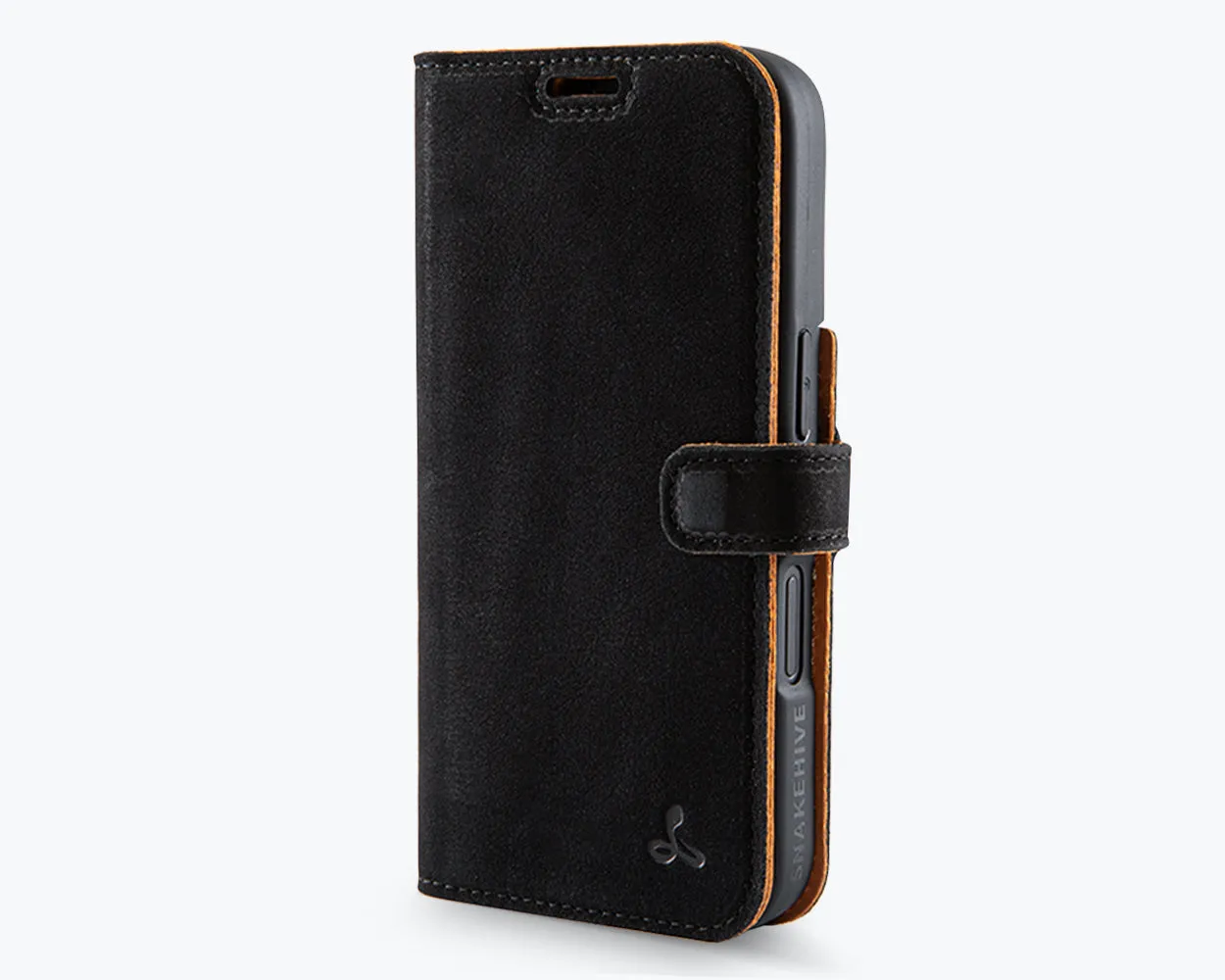 Comfort grip design daily protection Apple iPhone 16 - Vintage Leather Wallet Phone Case