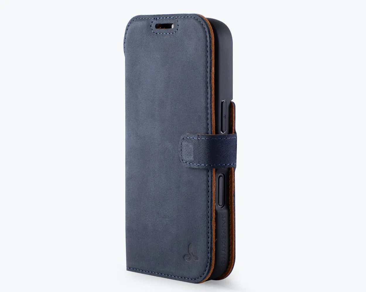 Ergonomic grip Apple iPhone 17 Pro - Vintage Leather Wallet Phone Case