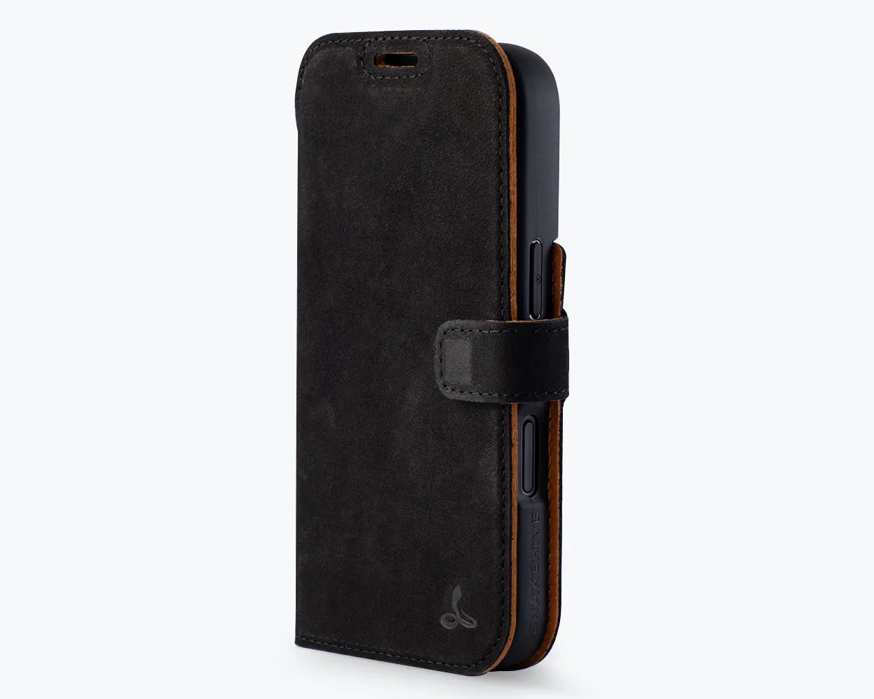 Stylish Color Anti Shock Apple iPhone 17 Pro - Vintage Leather Wallet Phone Case