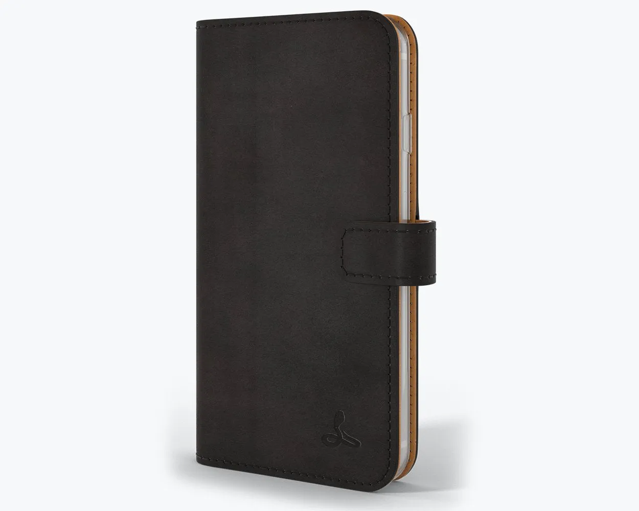 Apple iPhone 6/6S - Vintage Leather Wallet Travel Ready Simple Finish