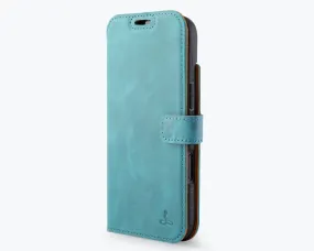 Apple iPhone Air - Vintage Leather Wallet Phone Case Compact Fit Hybrid Build Texture