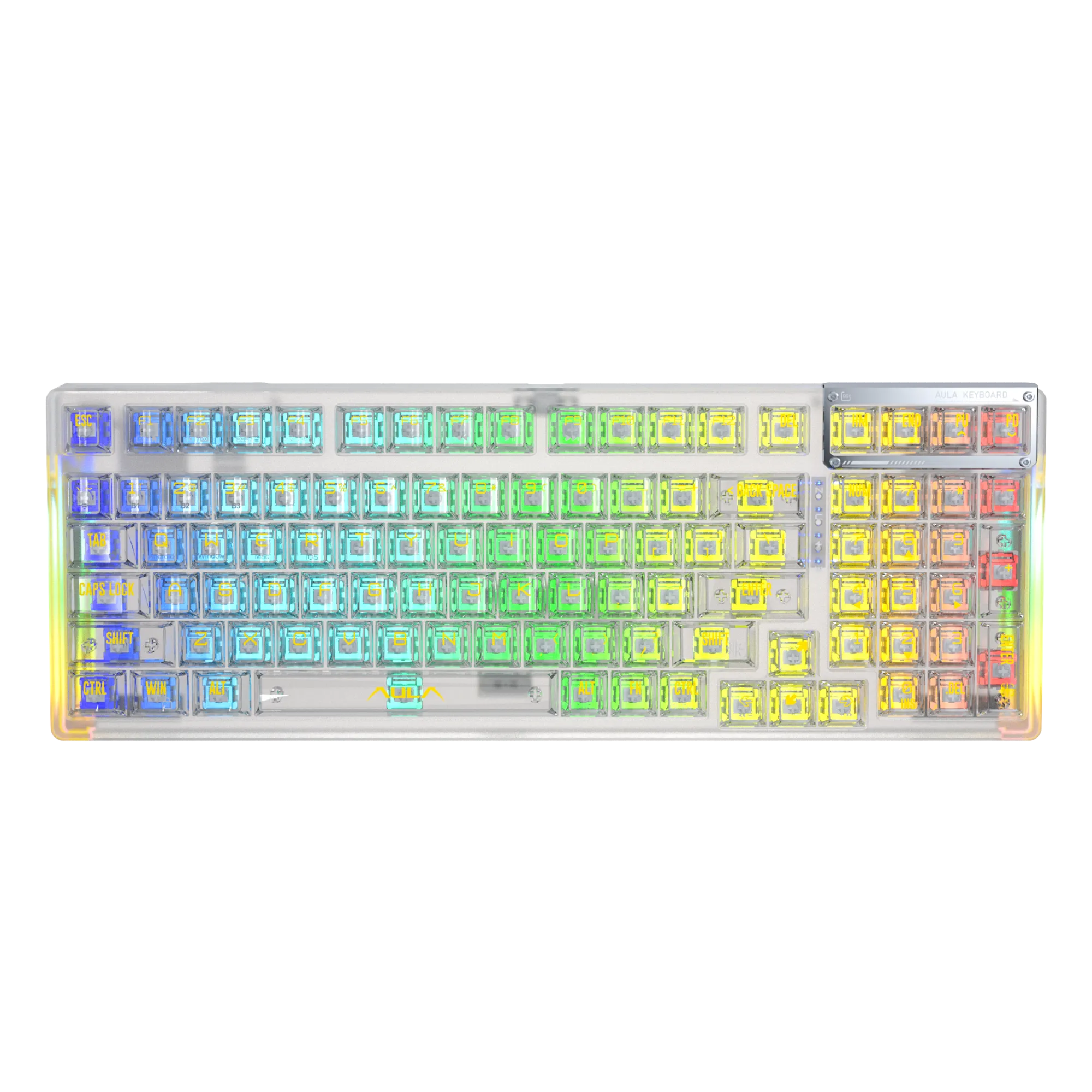 AULA F98 Linux Mechanical Keyboard Wireless Keyboard