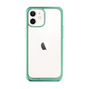 iPhone 12 mini 5.4 inch Unicorn Beetle Style Slim Clear Case-Green Tactile Feel