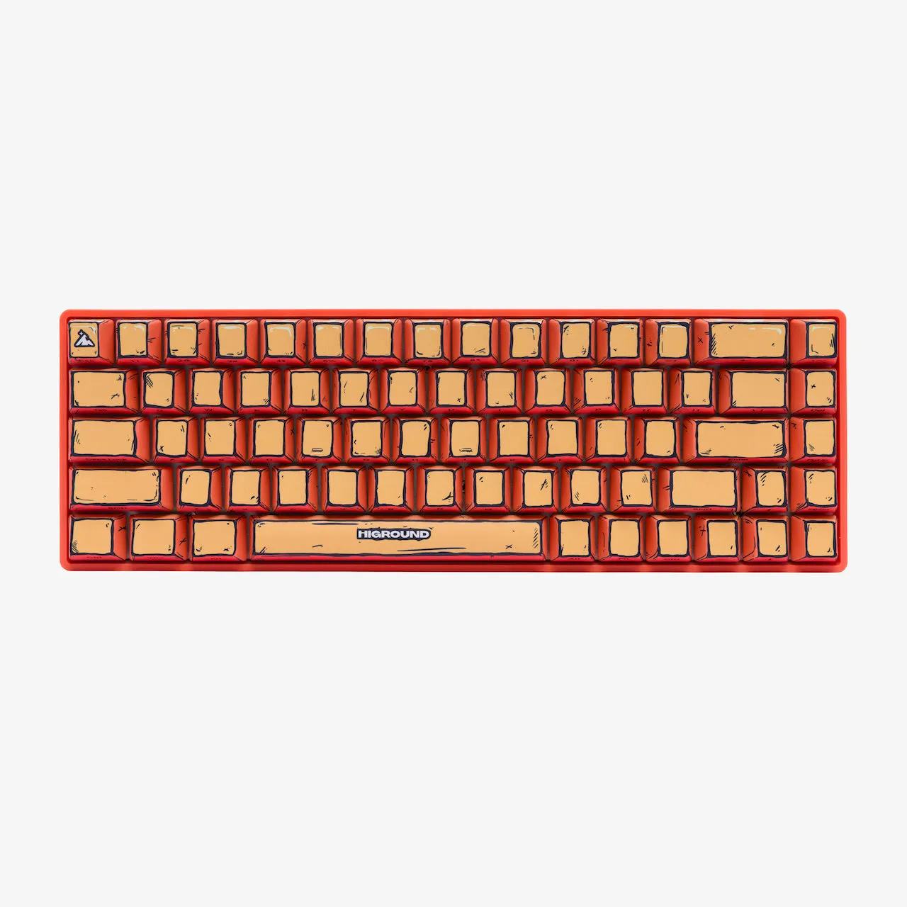 CELSHADE Basecamp 65 Keyboard - ORANGE (DROP) Aluminum frame