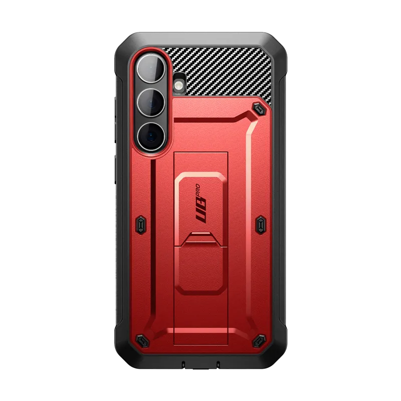 Galaxy S24 Plus Unicorn Beetle PRO Rugged Case-Metallic Red Premium Surface Finish Sporty Design