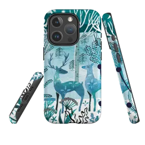 iPhone MagSafe Tough Case - Frosted Branches By Emma Frances Grant Comfort Edge Layer