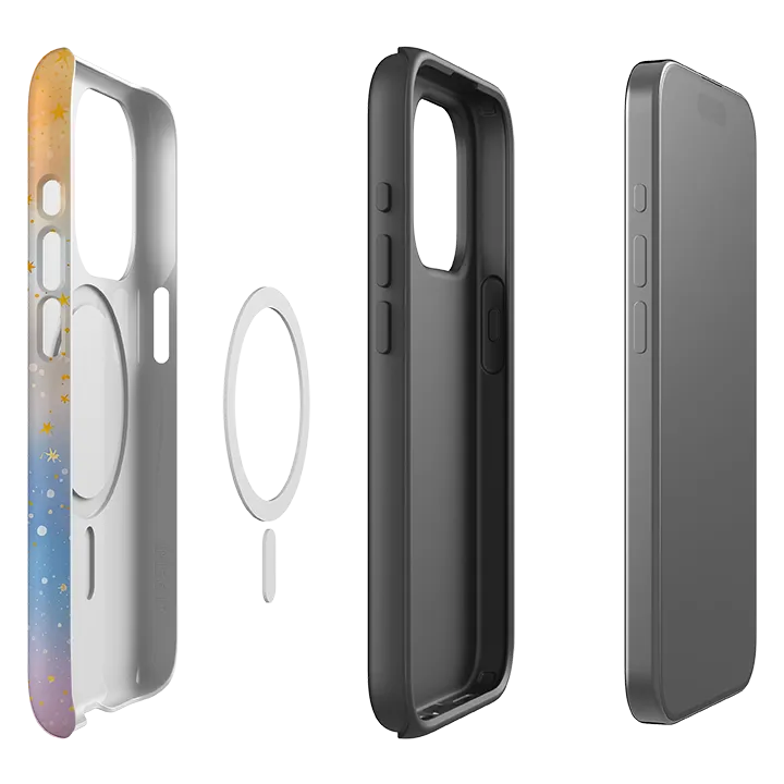 Stylish grip iPhone MagSafe Tough Case - Colour Galaxy