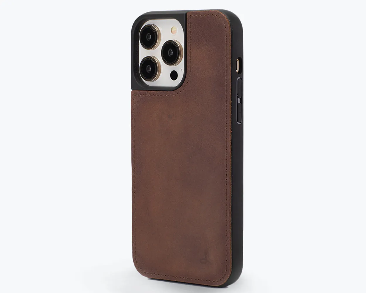 Subtle Touch Apple iPhone 14 Pro Max - Vintage Leather Back Case