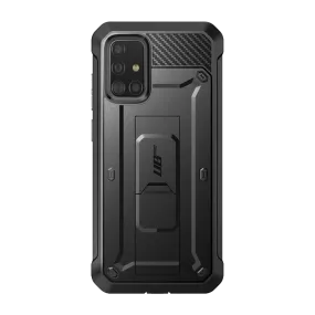 Galaxy A51 Unicorn Beetle Pro Rugged Case-Black Durable Texture Layer