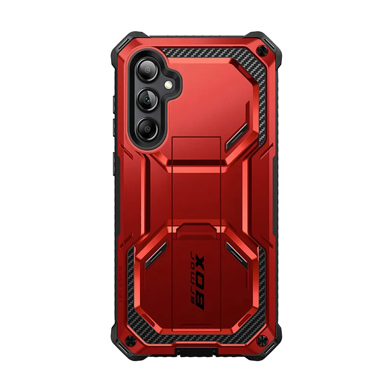 Galaxy S23 FE Armorbox Rugged Case - Metallic Red Protective Gear
