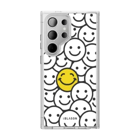 Matte Texture Design Galaxy S24 Ultra Halo MagSafe Cute Phone Case - Cheesin