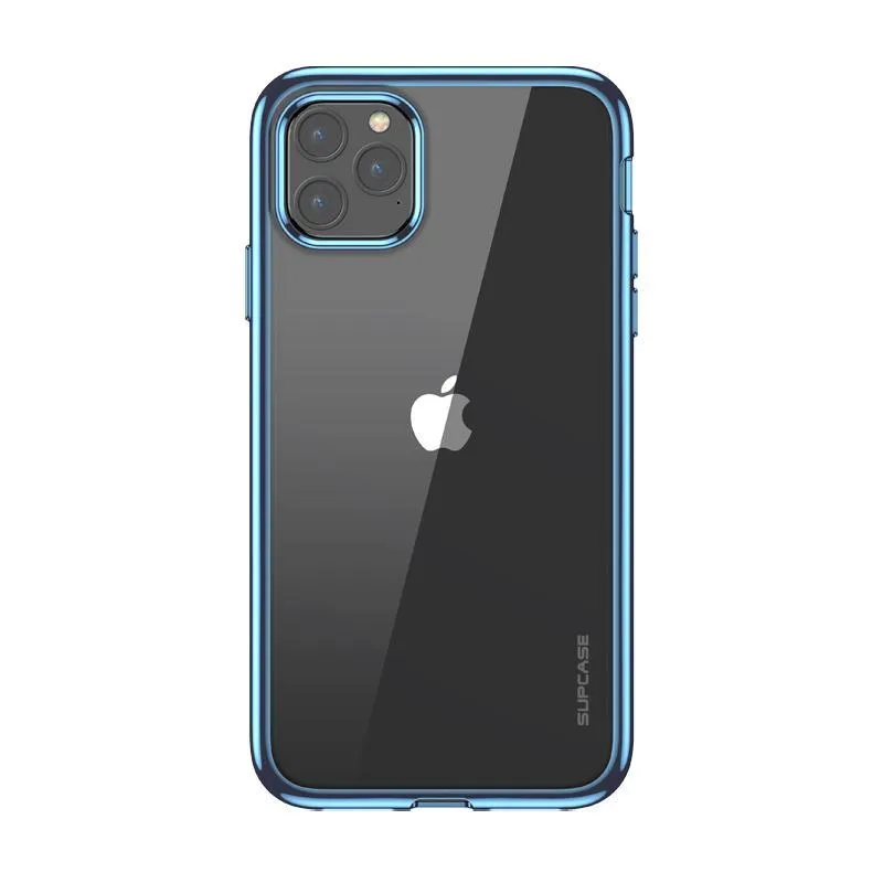 Modern Grip Design iPhone 11 Pro 5.8 inch Unicorn Beetle Electro Slim Clear Case-Blue