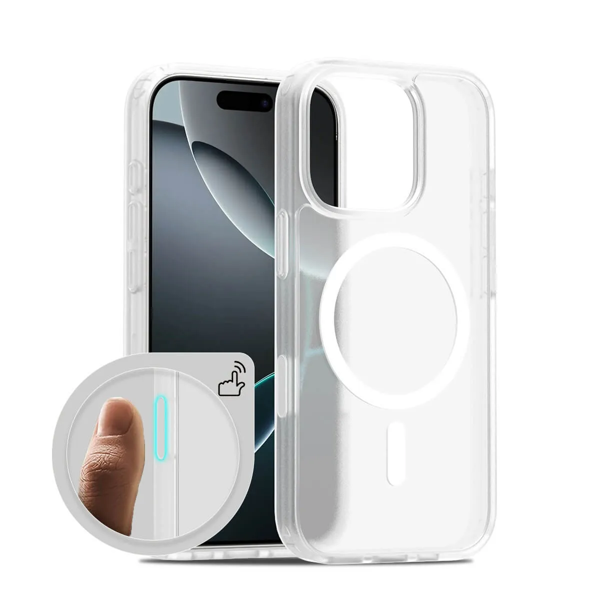 CLEAR MAGSAFE IPHONE CASE Minimal Texture Comfort Style