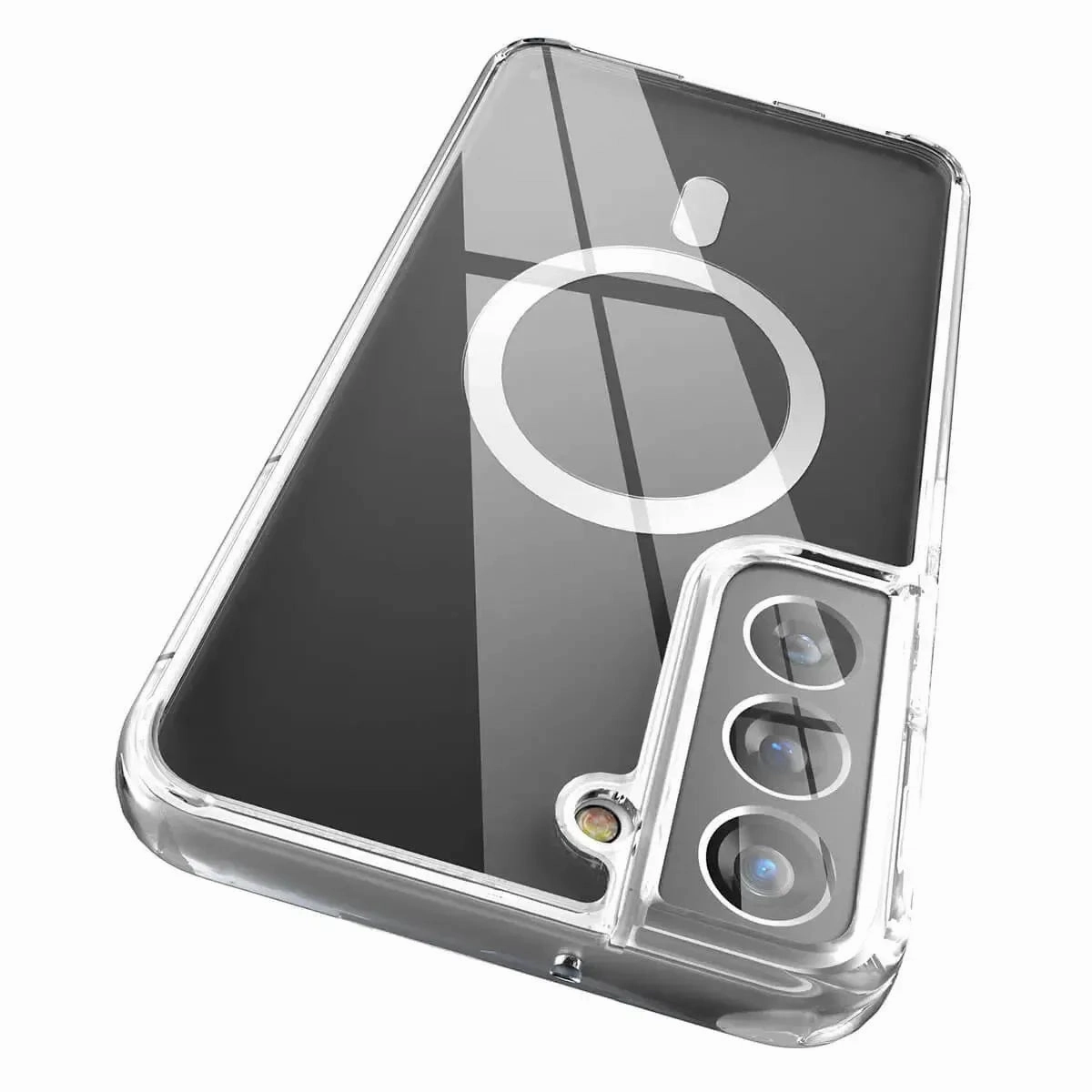 CLEAR MAGSAFE CASE FOR SAMSUNG GALAXY Luxury Edge Texture