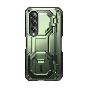 Soft Pattern Layer Unisex Design Galaxy Z Fold4 Armorbox - Dark Green