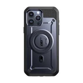 Anti Slip Matte Layer iPhone 15 Pro Max 6.7 inch Unicorn Beetle PRO MAG Rugged MagSafe Case-Dark Blue