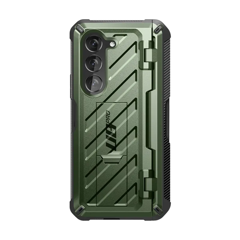 Galaxy Z Fold5 Unicorn Beetle PRO Rugged Case with S-Pen Holder-Dark Green Durable Shell
