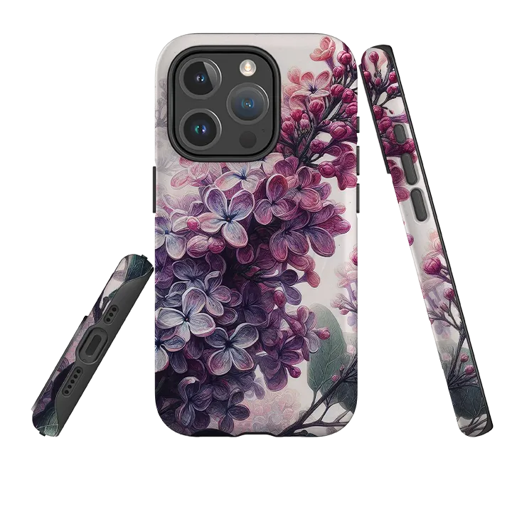 Compact Fit iPhone MagSafe Tough Case - Dozmary Floral