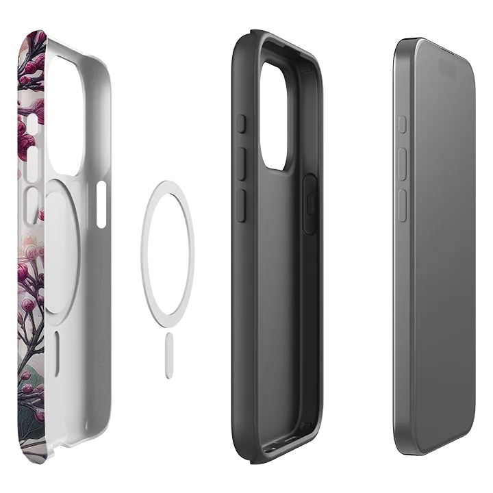Grip Enhanced Comfort Finish iPhone MagSafe Tough Case - Dozmary Floral