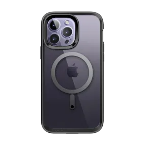 iPhone 14 Pro Max 6.7 inch Unicorn Beetle EDGE MAG with Screen Protector Clear Case-Black Classic Finish Clear Design