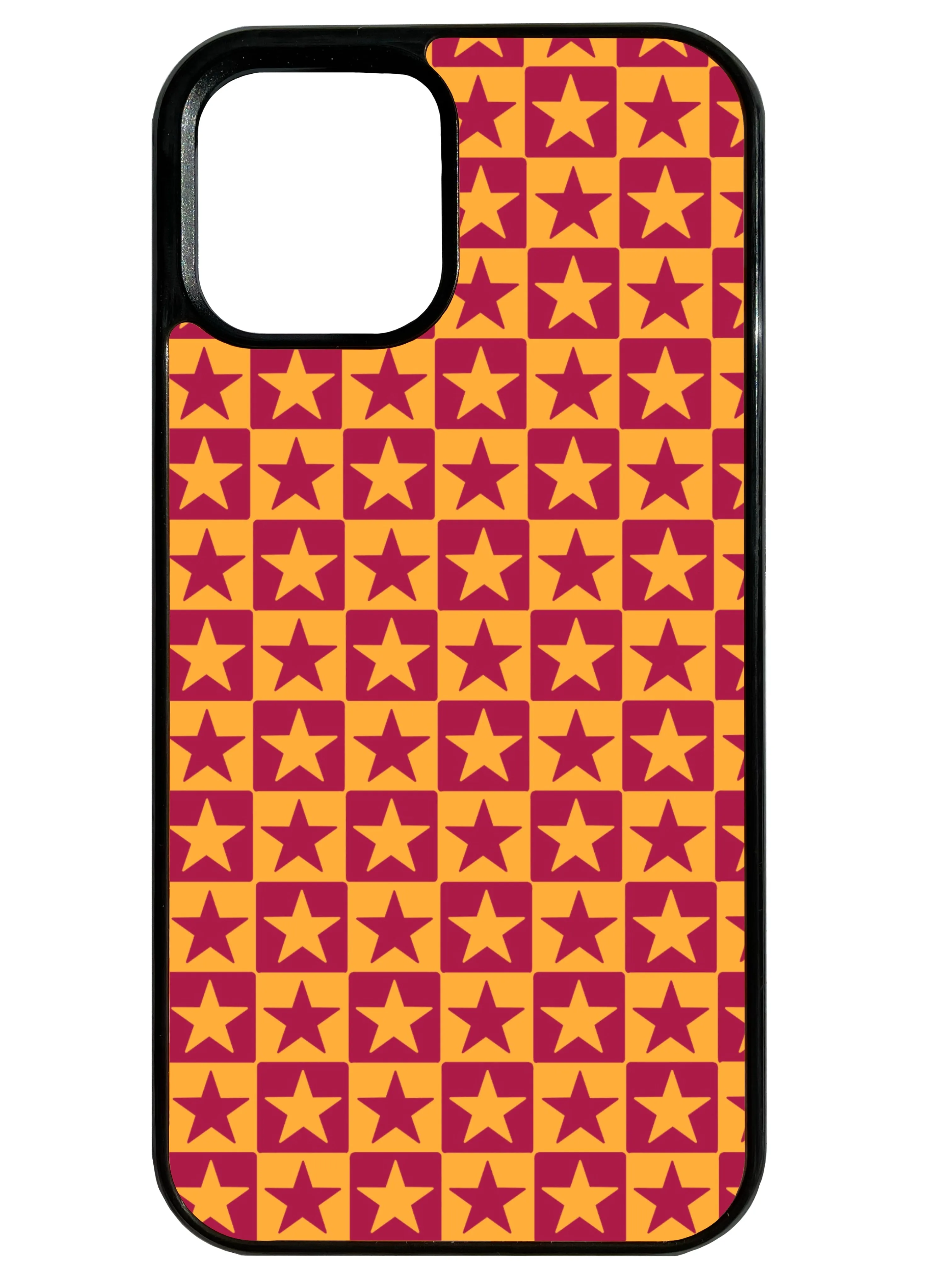 Star in Purple and Yellow Phone Case Matte Edge Comfort grip design