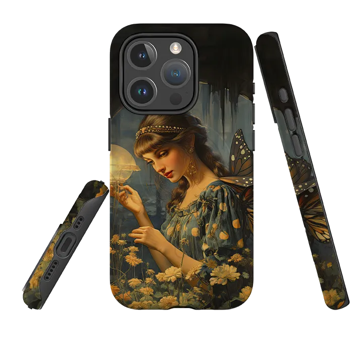 Sleek Detail iPhone MagSafe Tough Case - Fairy Floral