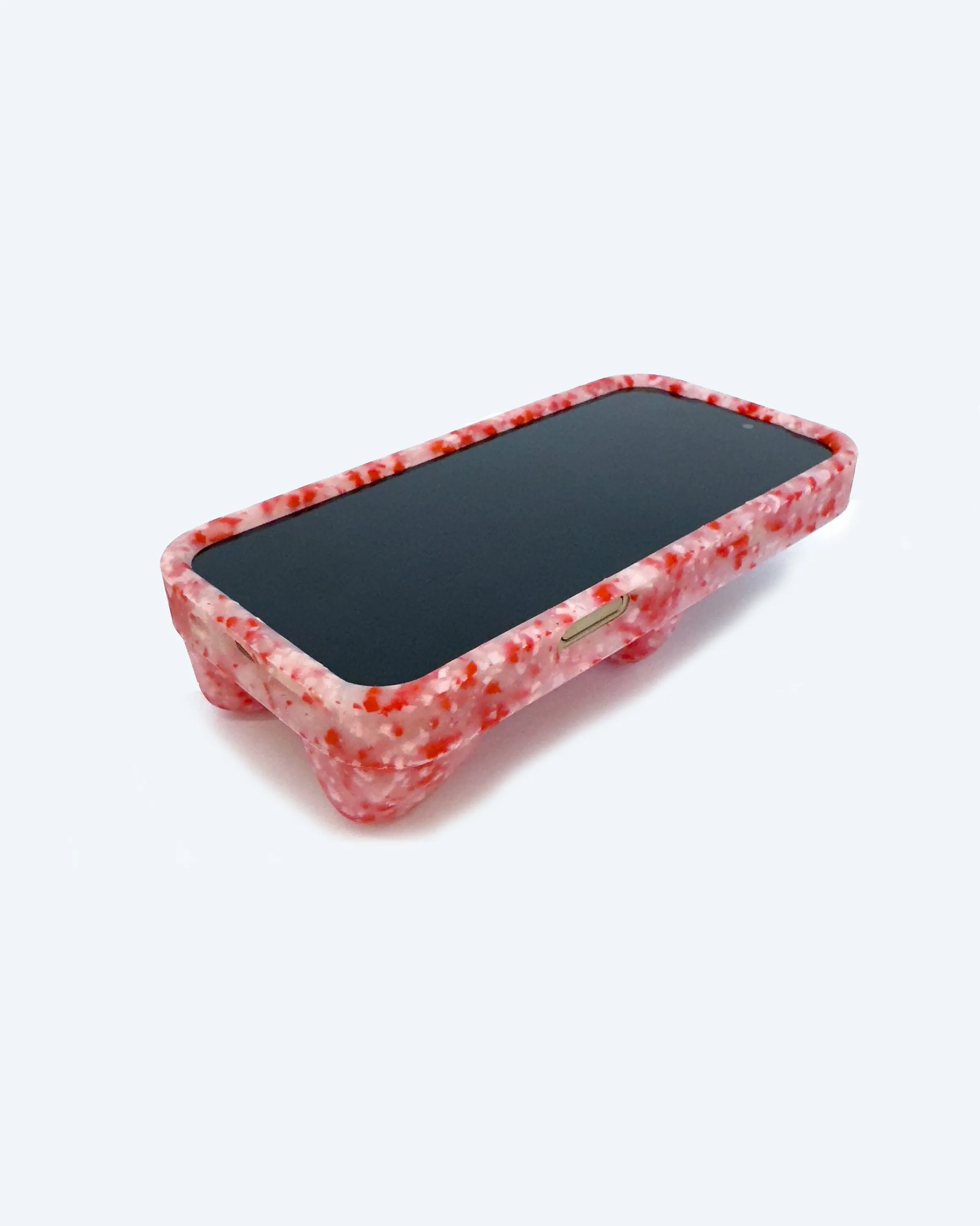 Clear Finish Compact Fit Ishi Phone Case in Recycled Strawberry Shortcake