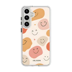 Galaxy S24 Plus Halo MagSafe Cute Phone Case - Happy Rugged Edge