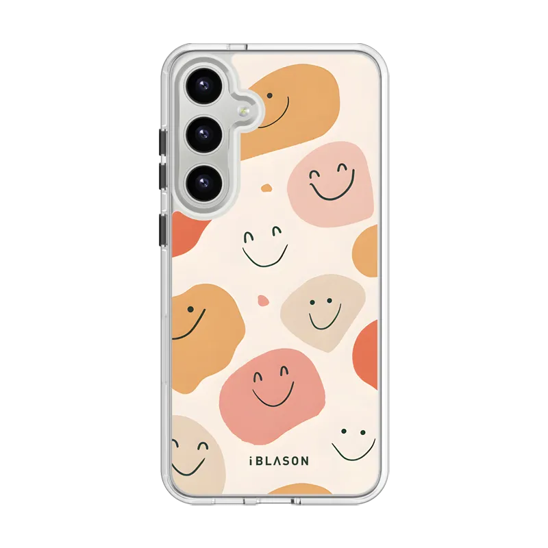 Galaxy S24 Plus Halo MagSafe Cute Phone Case - Happy Rugged Edge