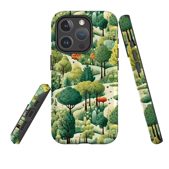 Modern Frame Protective Design iPhone MagSafe Tough Case - Arnsberg Forest