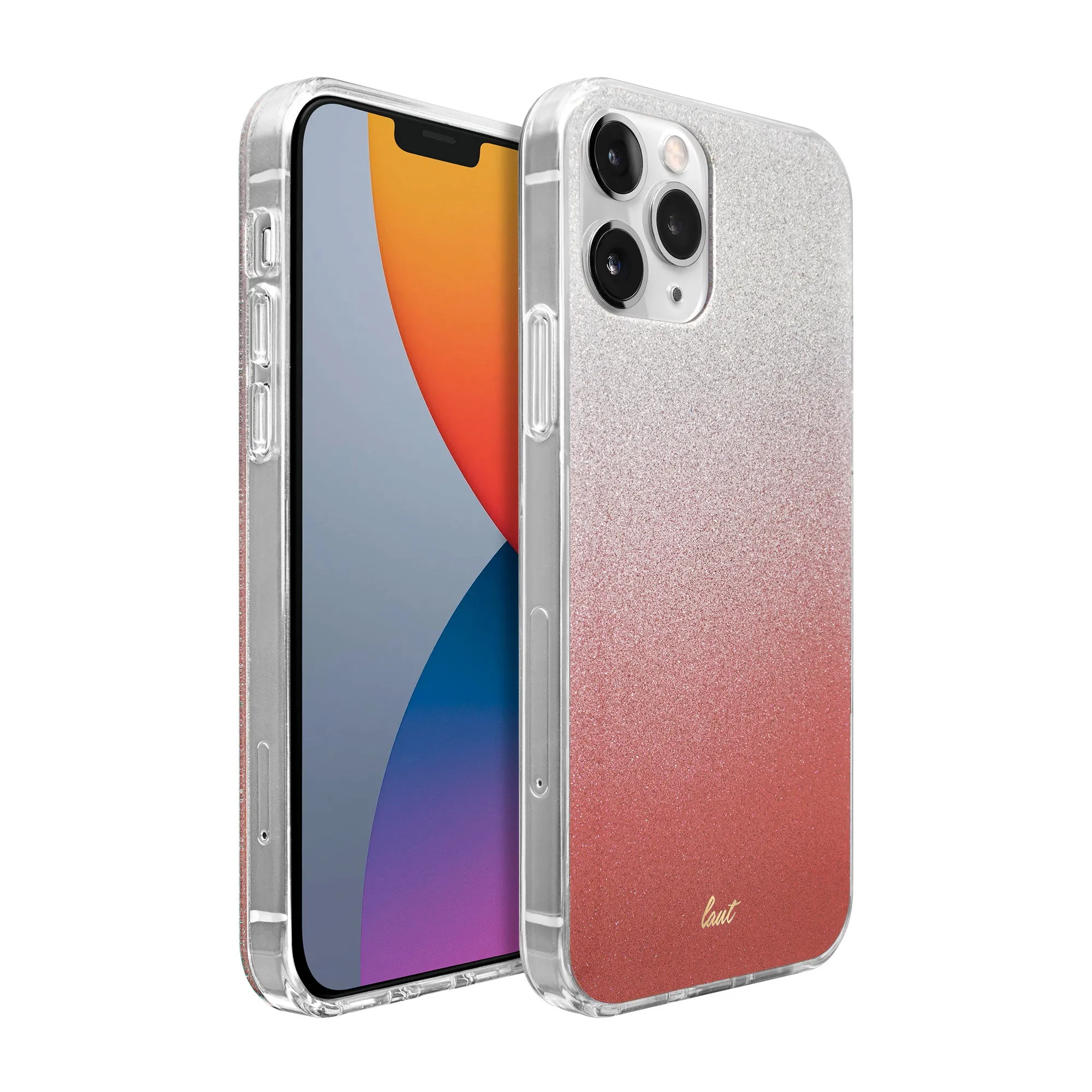 Soft Finish Texture Rugged Design Style OMBRE SPARKLE case for iPhone 12 series