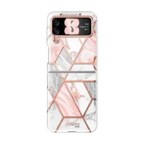 Galaxy Z Flip4 Cosmo - Marble Pink Modern Edge Layer
