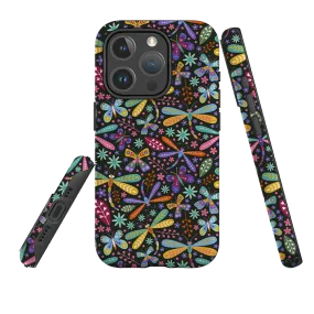 Smooth Pattern iPhone MagSafe Tough Case -  Dragonflies Multi By Suzy Taylor