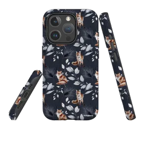 iPhone MagSafe Tough Case -  Foxy Xmas Soft Finish Texture Vivid Finish