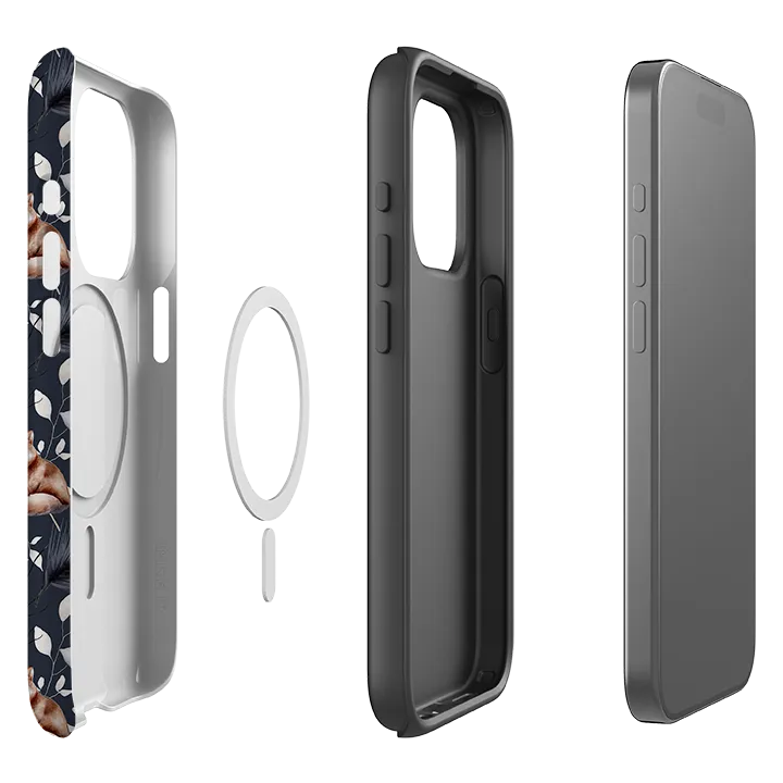 Smooth Detail Modern Texture Look iPhone MagSafe Tough Case -  Foxy Xmas