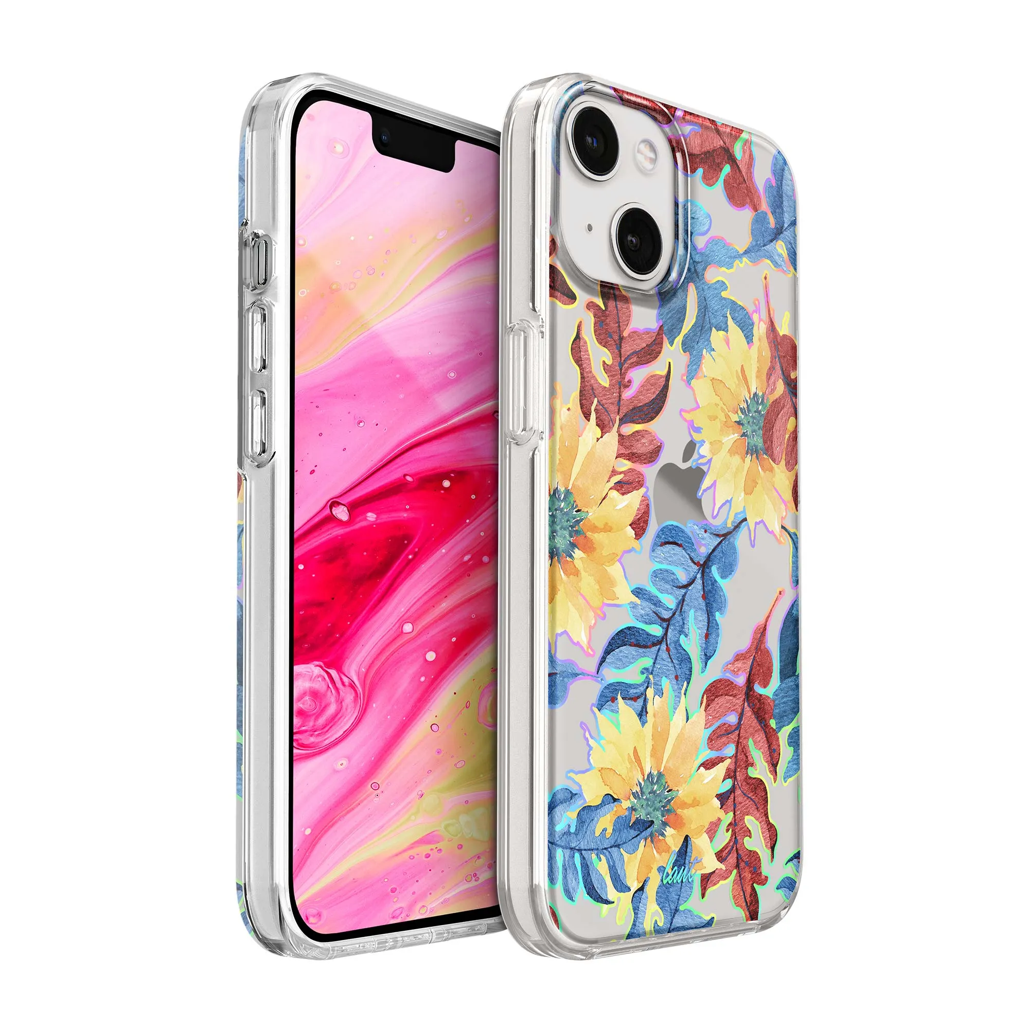 Hybrid Finish Texture Durable Texture Finish CRYSTAL PALETTE case for iPhone 14 Series
