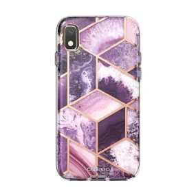 Light Build Galaxy A10e Cosmo Case - Marble Purple