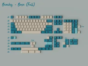 GMK CYL Just Beachy Keycap Set GB Gaming Desk Essentials