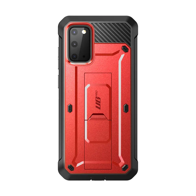Durable Finish Galaxy S20 FE Unicorn Beetle Pro Rugged Case-Metallic Red