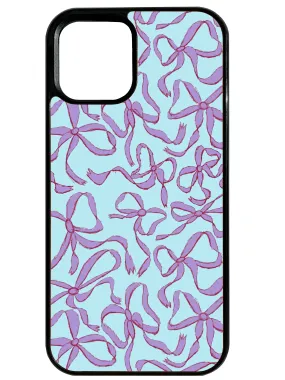 Put A Bow On It! in Blue & Purple Phone Case Urban Texture