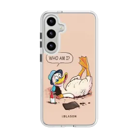 Galaxy S25 Halo MagSafe Cute Phone Case - Quackin Around Luxury Texture Finish