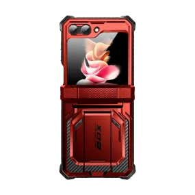Water Resistant Galaxy Z Flip5 Armorbox - Metallic Red